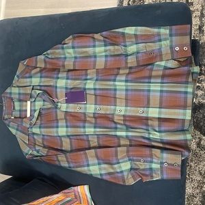 Men’s polo button down shirt.